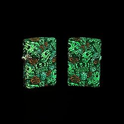 Zippo Skull Crown Glow-in-The-Dark 540 Color Design