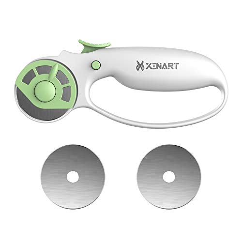 XINART 45mm Rotary Cutter for Fabric Safety Lock Ergonomic Classic