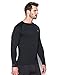 Under Armour Men's UA Base 1.0 Crew Black/Steel LG