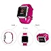 Fitbit Blaze Bands Small, yearscase 2PCS Silicone Replacement Sport Smart Watch Bands for Fitbit Blaze Smart Fitness Watch (Light Pink, Baby Pink)