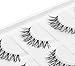 AJOY 10 Pairs Corner Winged Style Demi Wispies Eyelashes, Natural Look Fake Eyelashes, Invisible Bands Whispy Eyelashes, Short Length Thin Strip Lashes and Clear Bands, R-10P