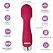 ARJOSPO Mini Wand Massager Handheld Therapeutic Travel Size with 16 Vibration Mode USB Rechargeable -Perfect Vibration Massage on Neck Back Foot Hand Pains and Sports Injury