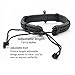 lancy's jewelry Black and Brown Adjustable Leather Cross Bracelets for Men Women Adjuatable Bracelets Engraved Payer on the Cross in English (2PCS)
