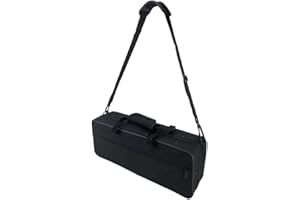 Yinfente Professional Clarinet Case for E Key Oxford Cloth 600D Clarinet Storage Bag with Thick Foam Padded and Adjustable Strap