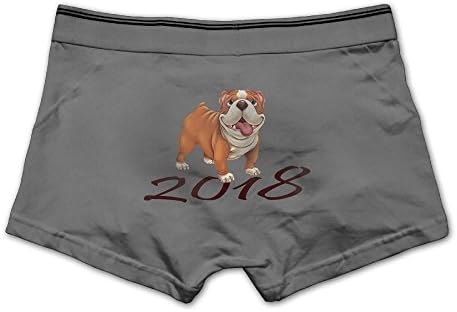 Grass8 2018 Cartoon Cute Puppy. Fashion Cotton Men's Underwear Pants Cotton Opening Waist Shorts Homme Sexy Men's Underwear XL Ash
