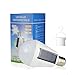 NINISEI LED Emergency Blub E27 7W, Outdoor, Indoor LED Bulb Lamp Home Lighting, Solar Emergency Bulb.