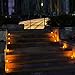 ZHONGXIN Solar Lantern Tea Lights Candles, Flameless Rechargeable Amber Flickering LED Candle Lights, Waterproof Great for Garden, Yard, Pathway, Balcony, Wedding, Part, Holidays, Home Decor-8Pack