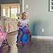 Kiddie Play Horse Hopper Unicorn Inflatable Ride On Bouncy Animal Hoppity Hop Toy for Kids (Pump Included)