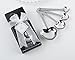 Kate Aspen Love Beyond Measure Spoons, Heart Shaped Measuring Spoons, Stainless Steel