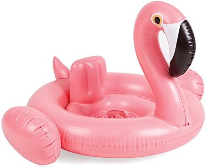 Baby Swimming Pool Float Flamingo Inflatable Pool Float for 6-36 Months by Careboss