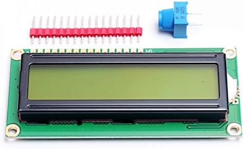 ELEDIY Standard LCD 16x2 LCD Display Module + extras for Arduino （green backlight）