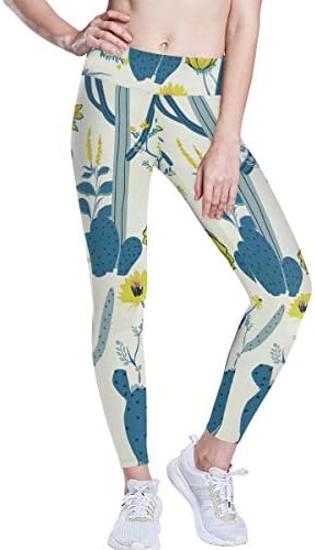 ヨガパンツ ヨガ レギンス ヨガウエア サボテン 花 トレーニングパンツ レディース 現品 伸縮性抜群 トレーニングウェアxs 吸汗速乾 ハイウエスト 柔らかい 超軽量 スポーツウェア