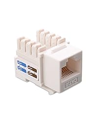 Conecto RJ45 Cat6, Blanco Paquete de 50