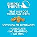 Turmeric Curcumin Supplement for Dogs | 90 ct Soft Chew Treats | Helps With Mobility Hip Joint & Arthritis | Coconut Oil Aids Digestion and Immunity | Natural Source of Antioxidant, Antiinflammatory