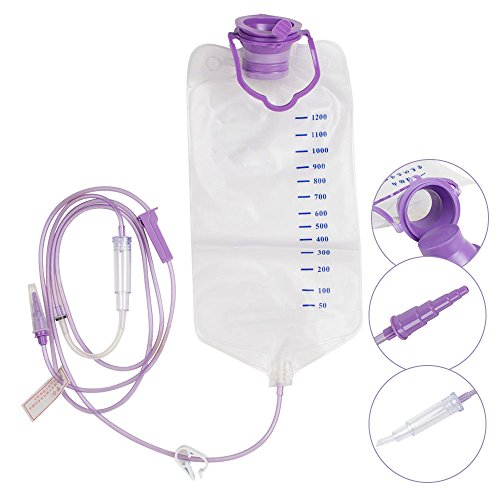 Zorvo Feeding Bag Enteral Delivery Gravity Bag Set 1200ML disposable enteral nutrition bag Non-Toxic