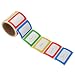 MFLABEL Colorful Plain Name Tag Labels - 200 Stickers - 3 1/2 X 2 1/4