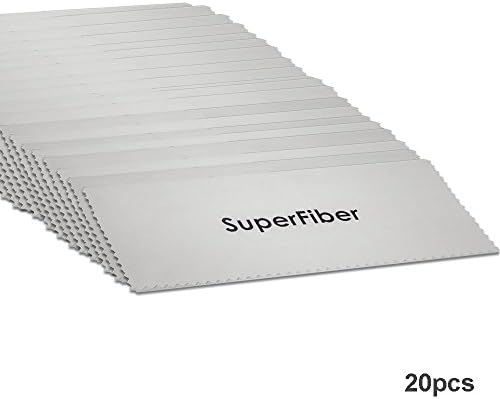 LS Photography (20 pcs) 16" x 16" Gray SuperFiber Lens Cleaning Cloth, LGG194