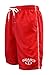 Adoretex Men's Guard Board Shorts Swim Trunks with Mesh Liner, Designed for Guard Uniform Swimwear (MG001) - Red - Medium