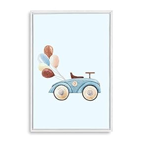 Framed Canvas Wall Art Cartoon Children