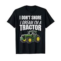Tractor Enthusiast Snorer Distressed Farming Shirt