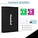 [6-PACK] For Fitbit Charge 2 Screen Protector, Hotodeal Full Coverage Invisible Clear Shield, Anti-Bubble, Anti-Scratch, HD Film Guard for Fitbit Charge 2