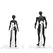 Deal Body Kun - Action Figure Models for Artists - Includes Accessories Kit - Human Mannequin Figure - Perfect Model for Sketching, Painting, Drawing & Decoration