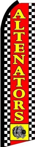 Alternators Standard Size Swooper Feather Flag Sign by Business Needs