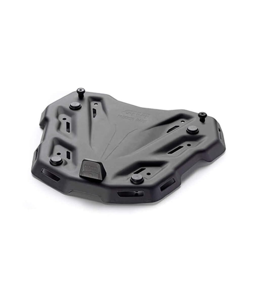 GIVI M9B universal plate in satin and anodised aluminium in black