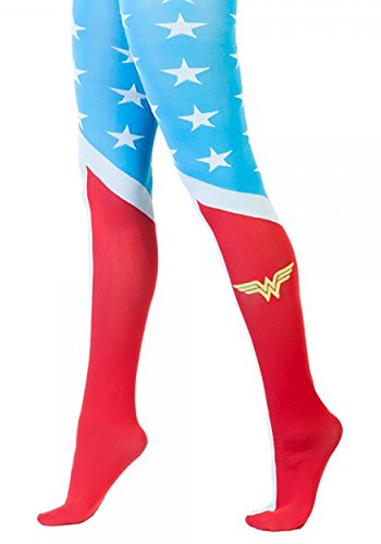 DC Comics Wonder Woman Suit Up Costume Sheer Tights