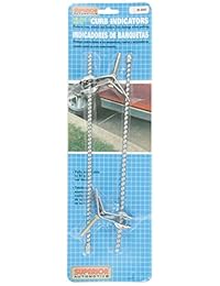 Sensores de bordillo Superior 26 6441, cromados, de 10 pulgadas de largo, con sistema Adjust O Matic