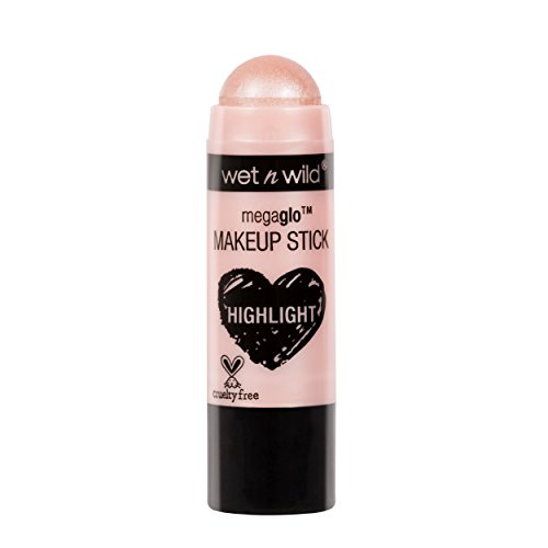 wet n wild MegaGlo Makeup Stick, Buildable Color, Versatile Use, Cruelty-Free & Vegan - When the Nude Strikes