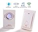 Starsea Customizable Wireless Doorbell Kits No Battery Required for both Transmitter and Receiver, Waterproof Push Button, 8-Level Volume and LED Flash, Pre-customized 16 Ring Tunes