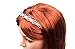 Yeshan Rhinestone and Crystal beaded Plastic Teeth Comb Hairband Hair hoop Headband for Girls,Champagne