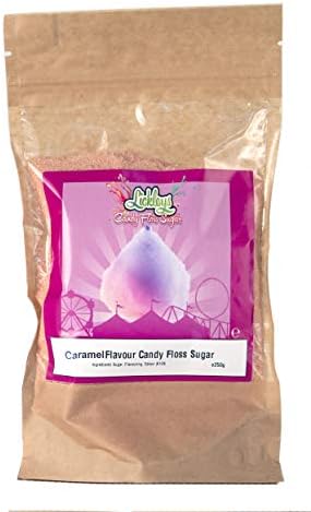 Candy Floss Sugar,Variety of Flavours Suitable for Candy Floss and Cotton Candy Home Machine (Caramel 100g))