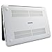 NovoTech Soft Touch Matte Finish Rubberized Hard Shell Case for MacBook Air 11-Inch - White Marble