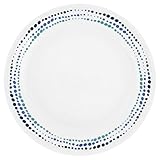 Corelle Livingware Ocean Blues 8.5" Lunch Plate (Set of 4)