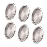 KOVOSCH 6 Pack Closet Door Finger Pull Satin