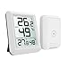 【New Version】 AMIR Digital Temperature and Humidity Monitor, Indoor Outdoor Thermometer, Humidity Meter with LCD Screen, Humidity Gauge for Home, Office, Baby Room, etc(Mini, Battery not Included)
