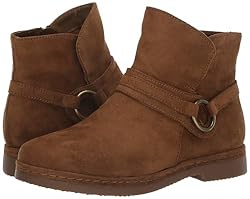 Bella Vita Women's Izzy Boots, Cognac Suede, 12 Wide