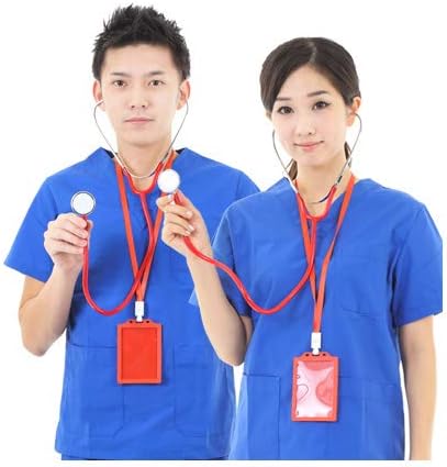 Amazon 医者 ナース コスプレ 救命医 聴診器 ドクター ヘリ 看護師 看護婦 コスチューム コスプレ衣装 衣装 仮装 メンズ レディース グループ コーデ ドクターヘリ Lサイズ レッド 聴診器 コスプレ 仮装 通販