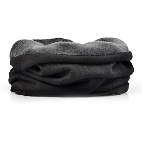 Unisex Cotton Beanies Hat Fashion Cap Sleeve Head Cap for Women and Men (Black)