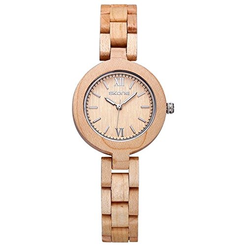 wooden skeleton watch