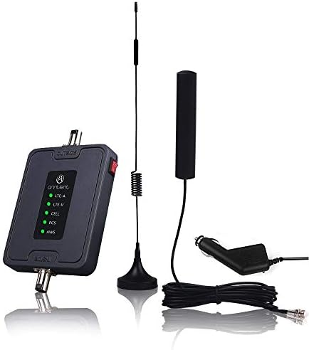 Cell Phone Signal Booster for Car, Truck and RV - Multiple Band Cellular Repeater Kit for All Carriers 2G 3G 4G LTE Boost Voice & Data Signal for Verizon AT&T T-Mobile (Band 2/4/5/12/13/17)