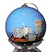 Art Studio Company Hand Painted Glass Christmas Ornament - Atlanta, Georgia Skyline