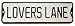 Lovers Lane Vintage Street Sign | Metal, Painted Black And White, 23.5 Inches Long | By Urban Legacy