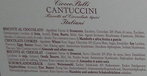 Biscottificio Belli Chocolate Cantuccini Biscotti