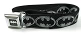 Batman Silver Logo Seatbelt Belt