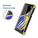 Fingic Phone Case for Note 9,Note 9 Case for Men,Heavy Duty Case Cover for Men Full Body Protective Phone Case for Note 9,Blue/Yellow