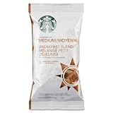 Starbucks SBK11018193 Breakfast Blend Single-Pot Portions Coffee Packets, Premium Ground, Medium-Roasted (Pack of 18)