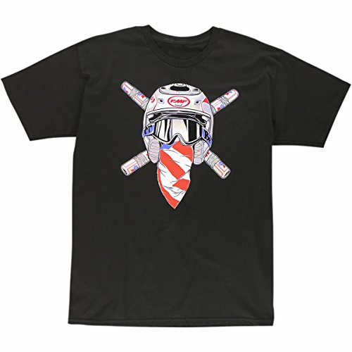 FMF Men's Ronnie Raider T-Shirt (Black, Large)